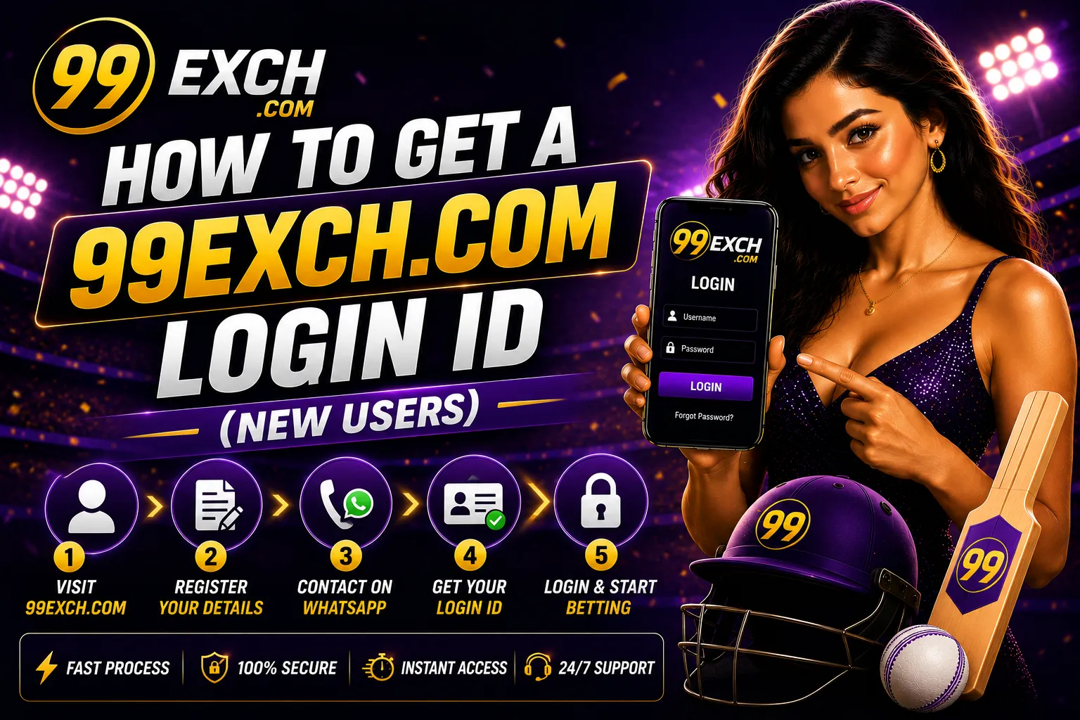 How to Get a 99exch.com Login ID (New Users)